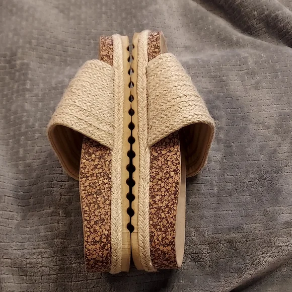 Dirty Laundry Women’s Dayton Jute Natural Espadrille Sandal Slides Size 7 EUC - Picture 5 of 9